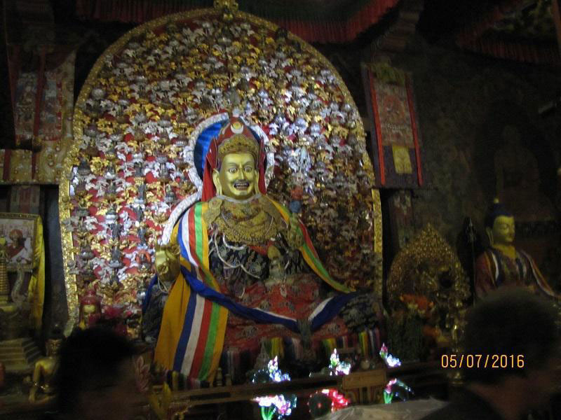 Déité courroucée au monastère de Samyé (Photo : A. Ettinger)