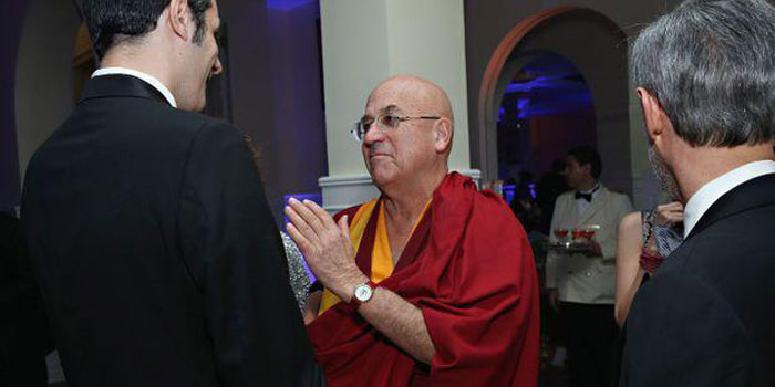 Matthieu Ricard à Davos en janvier 2016 (cliché europe1.fr)