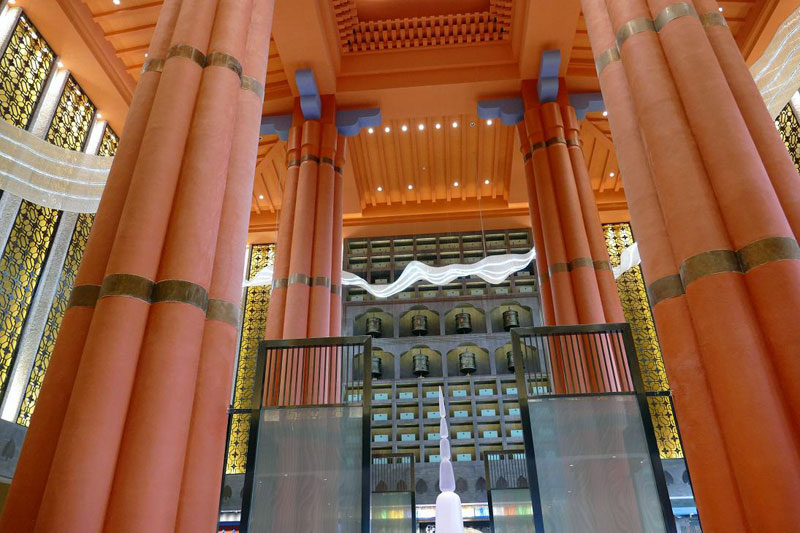 L’entrée du « Lu Lang Evergrande Hotel » 