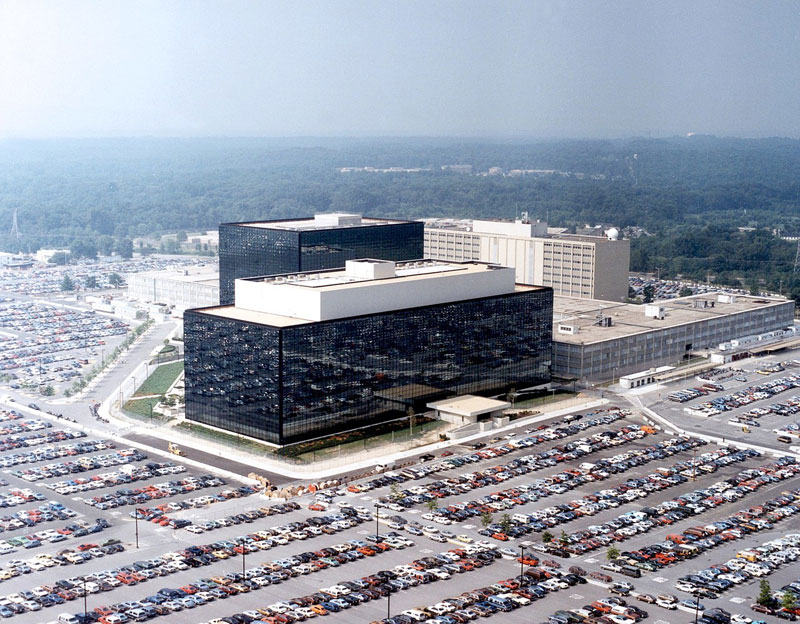 Quartier général de la NSA à Fort George G. Meade, Maryland (Source : Wikimedia Commons)
