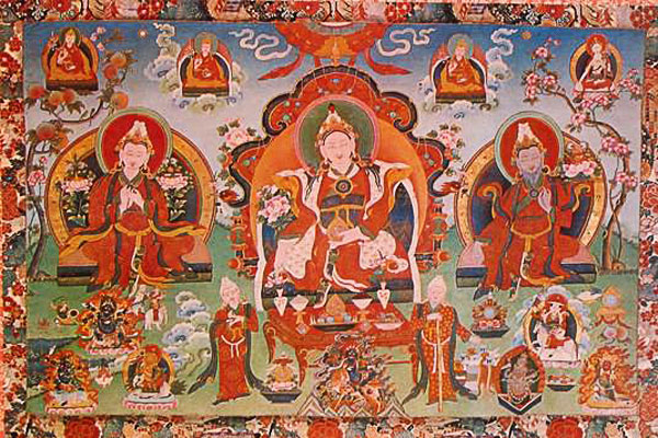Trisong Detsen (742-797), 38ème roi de la dynastie Yarlung et deuxième Chögyal