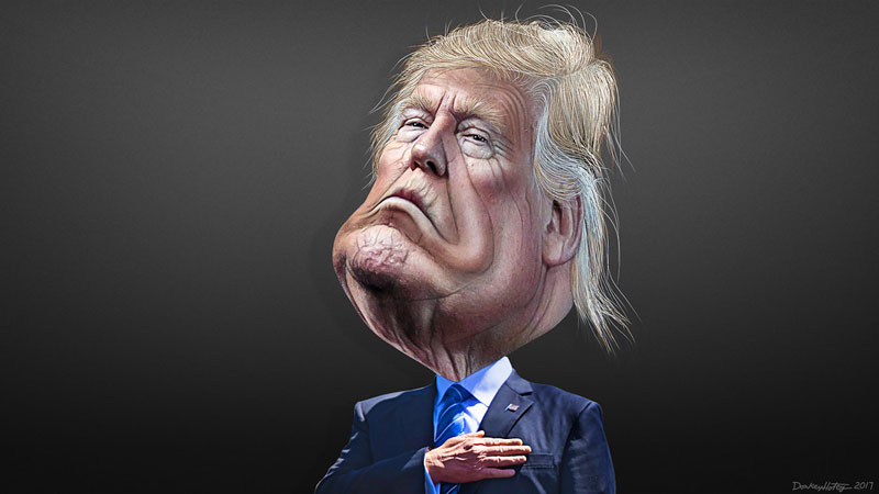 Le Donald ou l’outrecuidance faite homme (Source : Flickr) Le Donald ou l’outrecuidance faite homme (Source : Flickr)