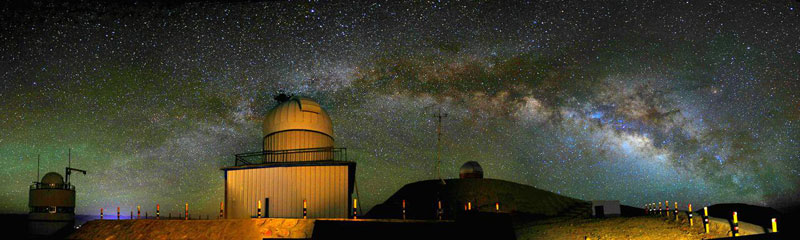 The Ali Observatory in Tibet with a giant 12-meter telescope. (XiaoHua)