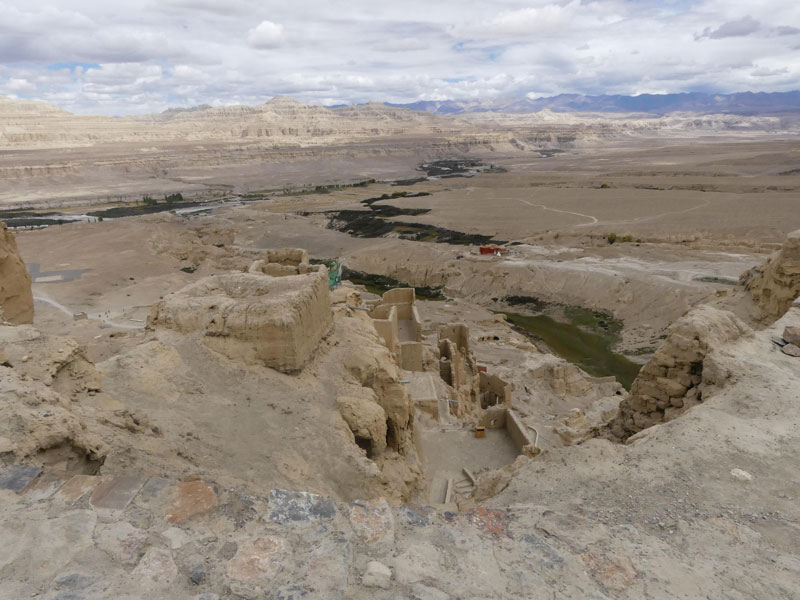 vallée du Sutlej vue de l'ancien royaume de Gugé (septembre 2019)