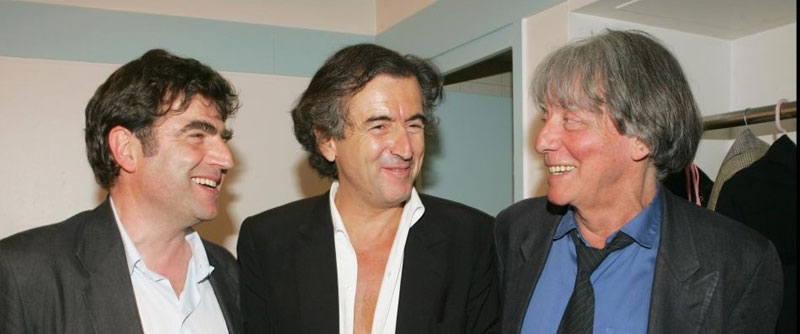Romain Goupil, Bernard-Henri Levy and Andre Glucksmann 