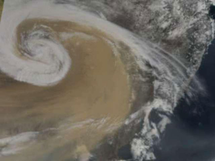 Le nuage brun d'Asie est la plus grosse pollution au monde. Nasa Le nuage brun d'Asie est la plus grosse pollution au monde. Nasa