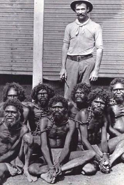 Une image qui illustre à merveille la colonisation britannique de Australie.
