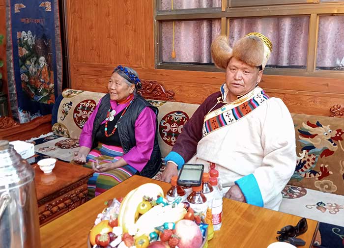 Les aînés de la famille Tsering