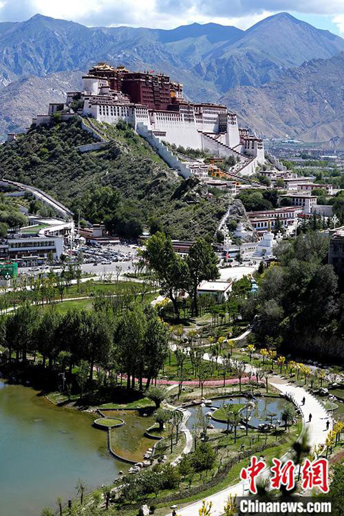 Lhassa, le parc de l'Unité Lhassa, le parc de l'Unité