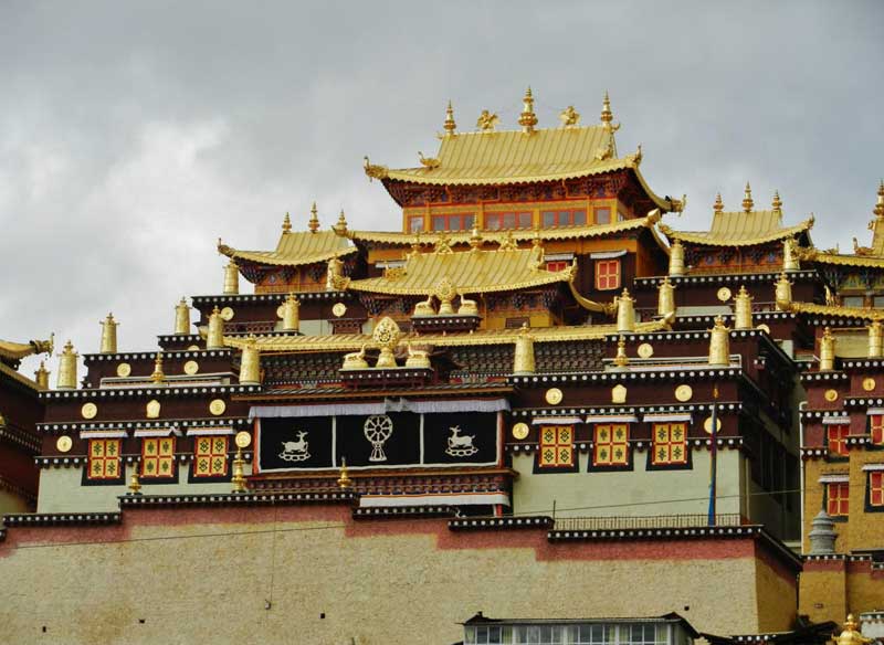 Le bâtiment principal de Songzanlin (photo Th. De Ruyt, décembre 2012)