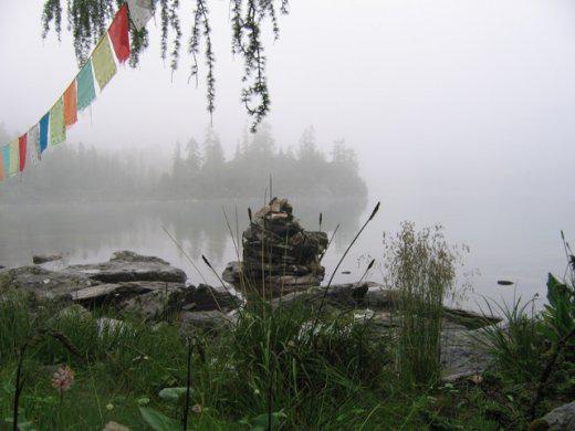 à la frontière entre le Tibet et le Sichuan, il peut faire très humide (photo JPDes., 2007)