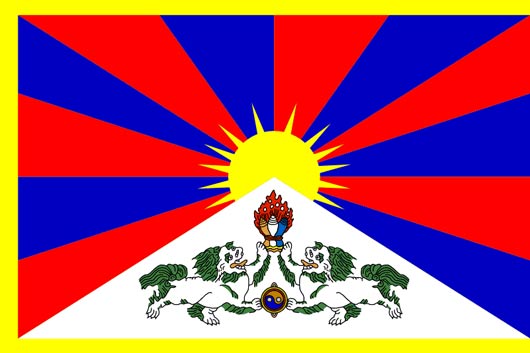 Drapeau Tibétain Drapeau Tibétain