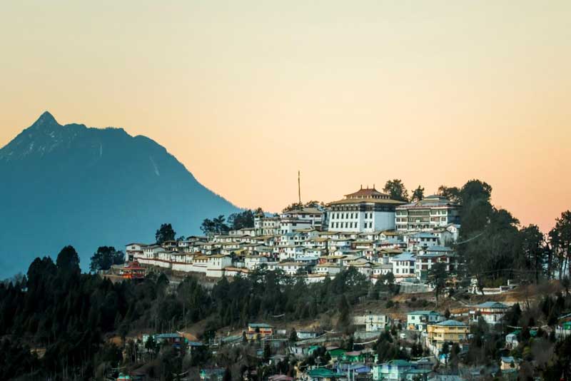 Le monastère de Tawang (Source Wikimedia commons ; auteur Vikramjit Kakati)