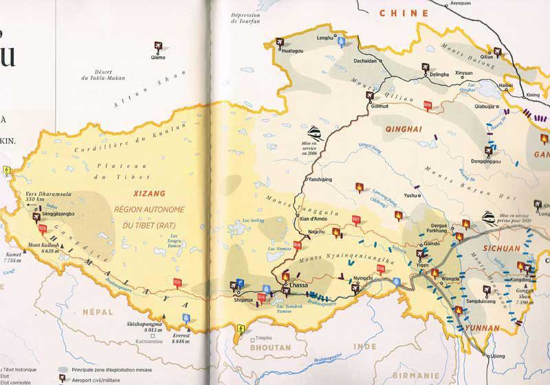 Réduction de la carte publiée dans GEO, n° 464, pp. 52-53