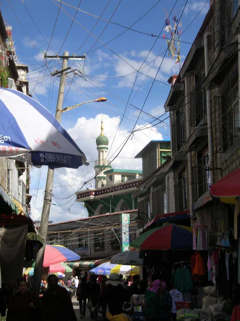 mosquée de Lhassa (photo JPDes 2009)