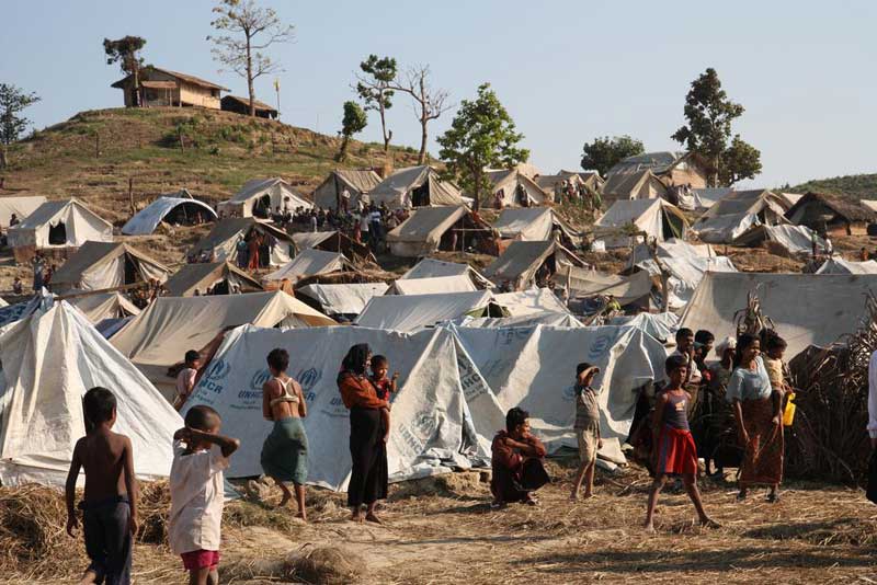 Le camp Taung Paw dans l’État de Rakhine, Myanmar, fin 2012 (Source : Creative Commons CC BY-ND 2.0) Le camp Taung Paw dans l’État de Rakhine, Myanmar, fin 2012 (Source : Creative Commons CC BY-ND 2.0)