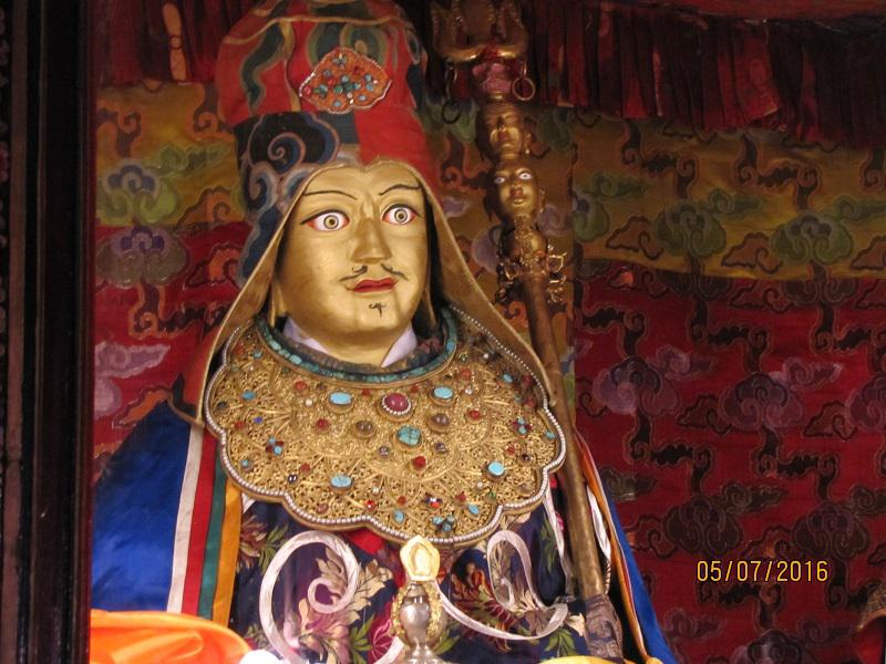 Padmasambhava à  Samyé (photo A. Ettinger 2016)