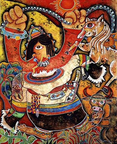 Dedrun : « Herd women » (Tibet 2001)